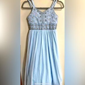 NWT Girls Formal/Pageant Speechless Spaghetti Strap Jewel Design Dress